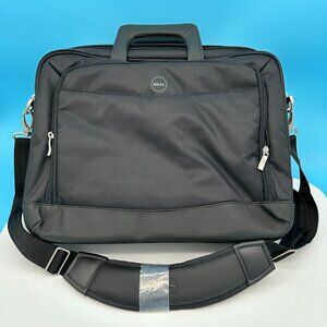 Genuine Dell Black Nylon Notebook Bag with Shoulder‎ Strap-Fits 16" Screen, NWOT